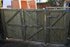 Wooden gate and door installer in Sheffield